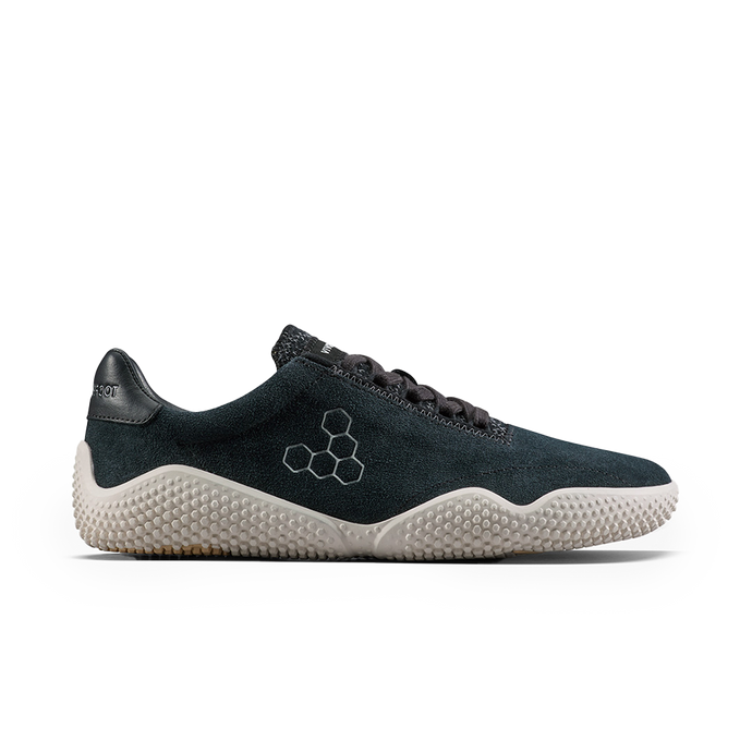 Vivobarefoot Motus Studio Sneaker Leather Womens Obsidian/White-0