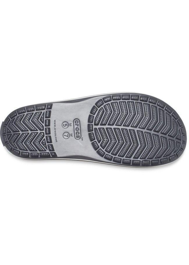 Load image into Gallery viewer, Crocs Crocband III Cardio Wave Slide Thongs Flip Flops Relaxed Fit - Graphite/Black-4
