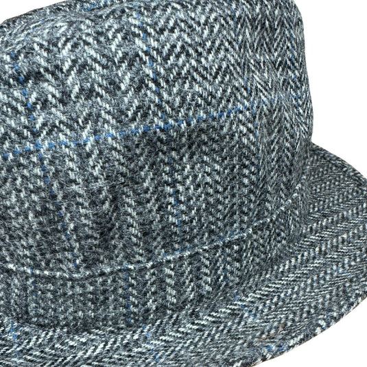 Failsworth Windsor Lambs Wool Snap Brim Trilby Hat-4