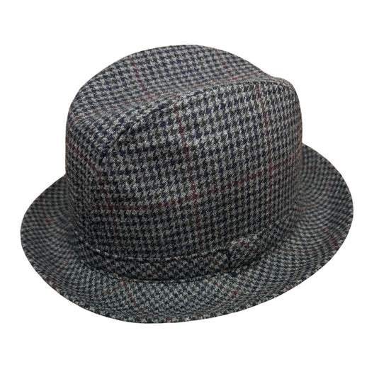 Kent Wool Tweed Dress Trilby Hat - MADE IN ITALY-0