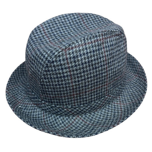 Kent Wool Tweed Dress Trilby Hat - MADE IN ITALY-4
