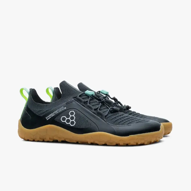 Load image into Gallery viewer, Vivobarefoot Primus Trail Knit FG Womens Graphite/Gum
