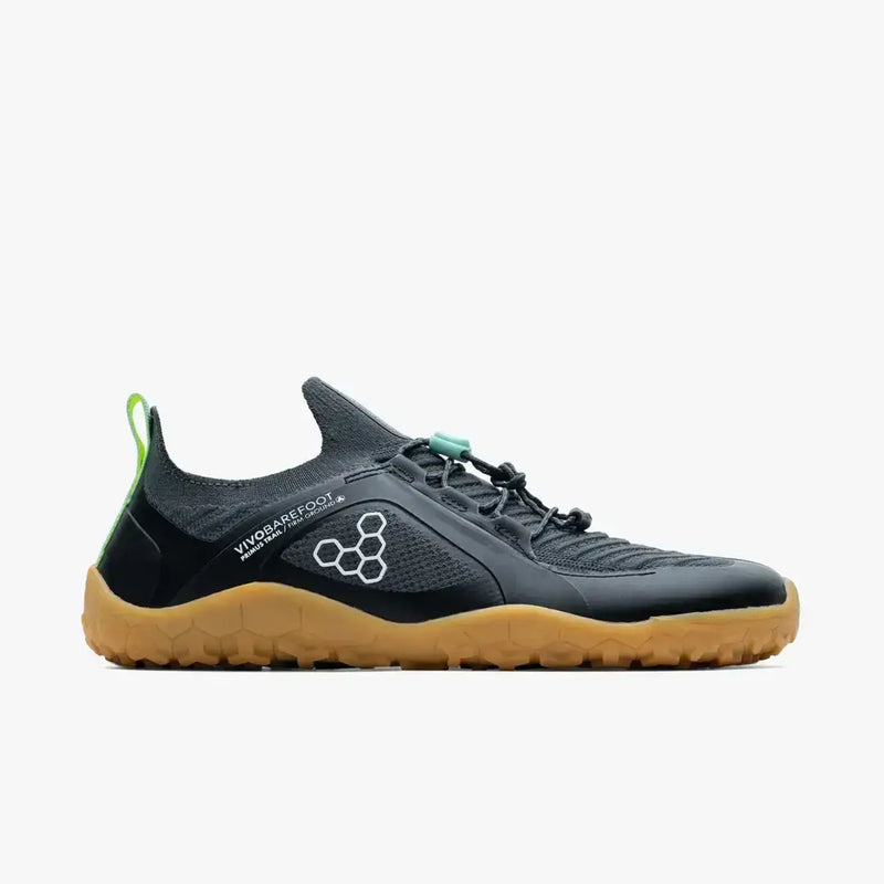 Load image into Gallery viewer, Vivobarefoot Primus Trail Knit FG Womens Graphite/Gum
