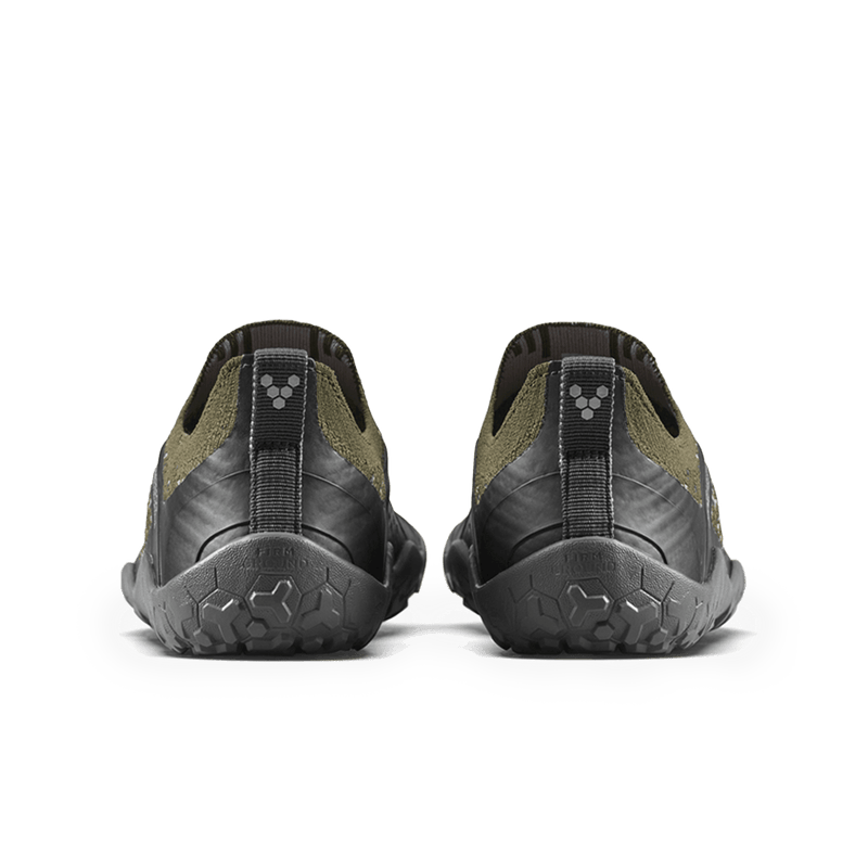 Load image into Gallery viewer, Vivobarefoot Primus Trail Knit FG Grounding Womens Dark Olive
