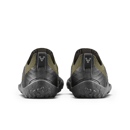 Vivobarefoot Primus Trail Knit FG Grounding Womens Dark Olive
