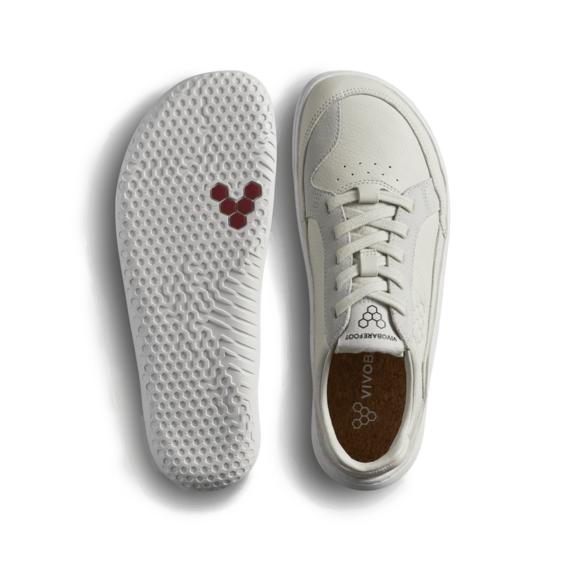 Load image into Gallery viewer, Vivobarefoot Gobi III Sneaker Leather Womens Limestone
