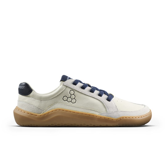 Vivobarefoot Gobi III Sneaker Leather Womens Limestone/ Seaborne-0