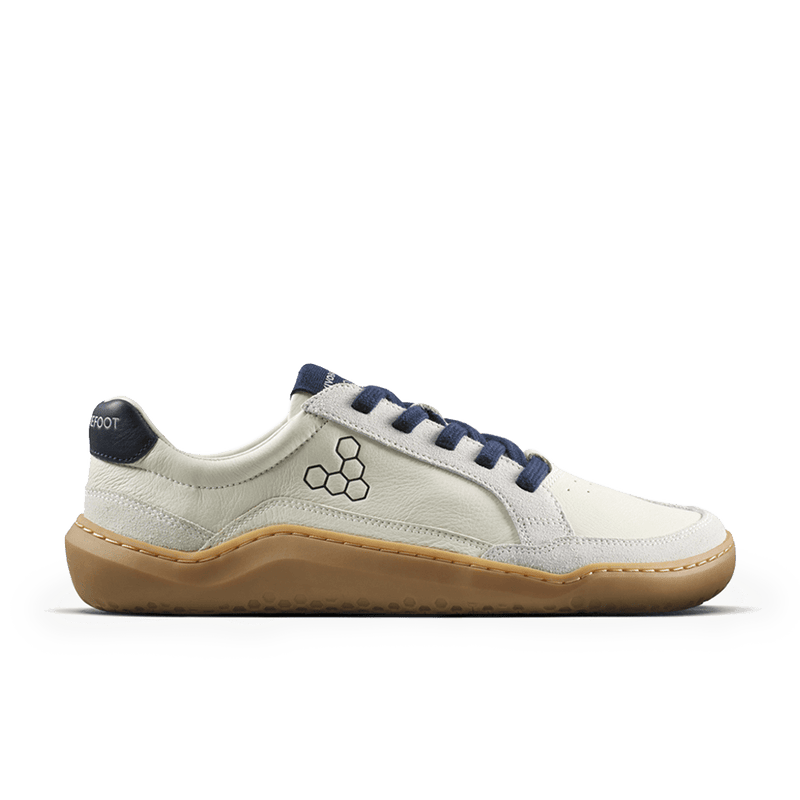 Load image into Gallery viewer, Vivobarefoot Gobi III Women's Barefoot Leather Sneaker – Limestone/Seaborne
