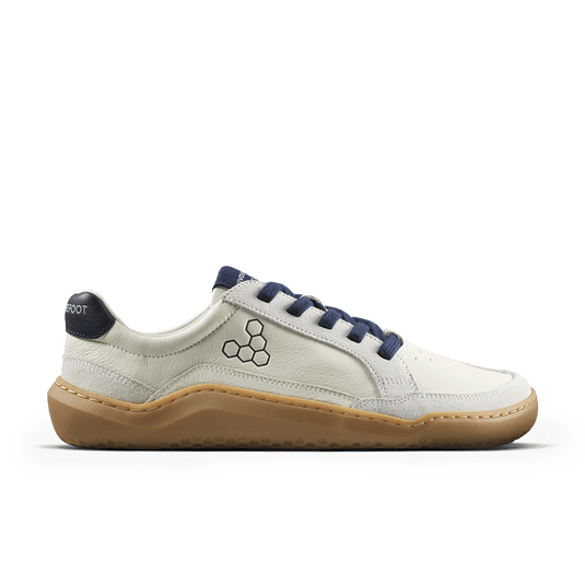 Vivobarefoot Gobi III Women's Barefoot Leather Sneaker – Limestone/Seaborne