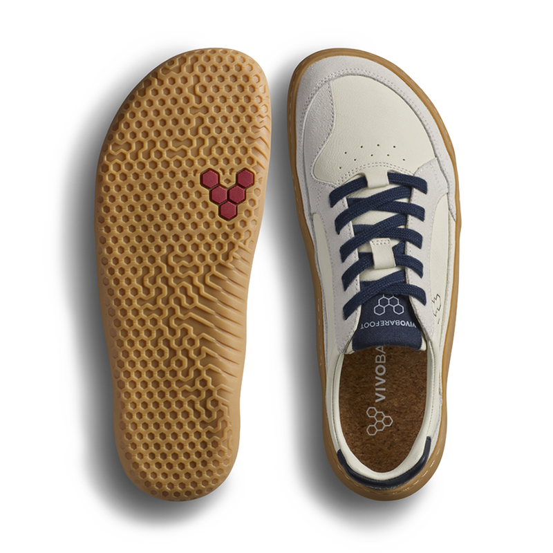 Load image into Gallery viewer, Vivobarefoot Gobi III Sneaker Leather Womens Limestone/ Seaborne-1
