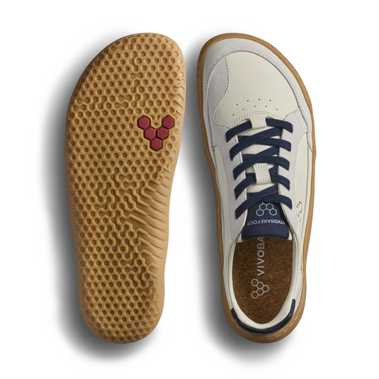 Vivobarefoot Gobi III Sneaker Leather Womens Limestone/ Seaborne-1