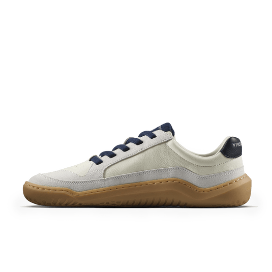 Vivobarefoot Gobi III Women's Barefoot Leather Sneaker – Limestone/Seaborne