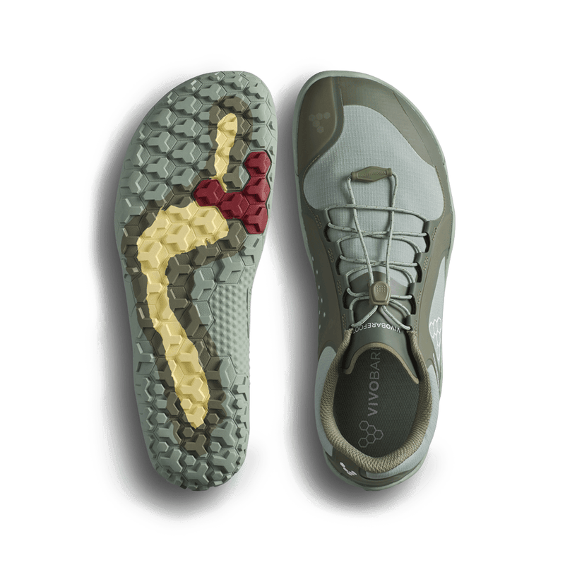 Load image into Gallery viewer, Vivobarefoot Primus Trail III All Weather FG Women's Barefoot Trail Shoe – Moss
