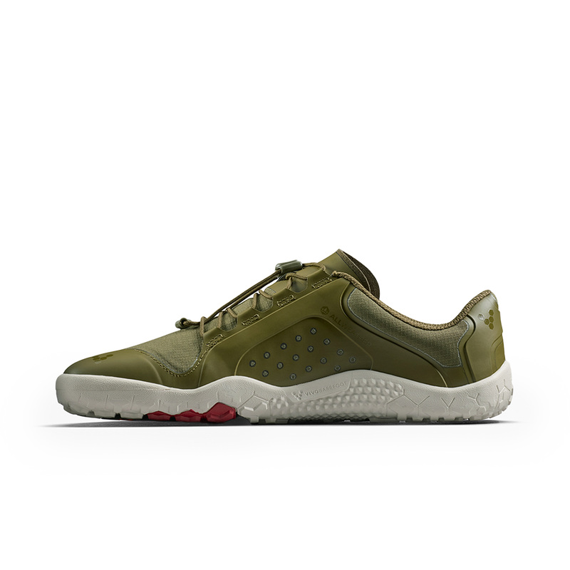 Load image into Gallery viewer, Vivobarefoot Primus Trail III All Weather FG Womens Dark Olive/White-2
