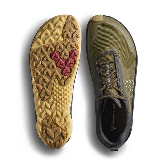 Vivobarefoot Primus Trail Flow Womens Dark Olive-1