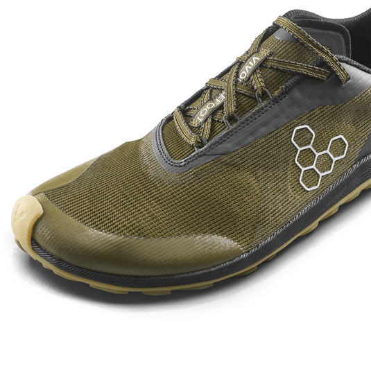 Vivobarefoot Primus Trail Flow Women's Barefoot Trail Runner – Dark Olive