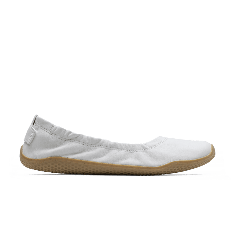 Load image into Gallery viewer, Vivobarefoot Primus Asana Yin Ballerina Leather Womens Limestone-0
