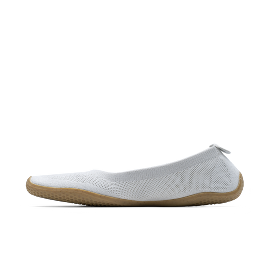 Vivobarefoot Primus Asana Yin Ballerina Knit Womens Limestone-2