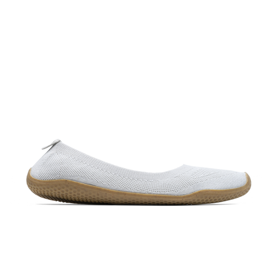 Vivobarefoot Primus Asana Yin Ballerina Knit Womens Limestone-0