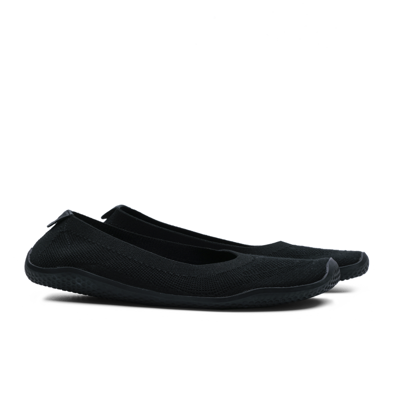 Load image into Gallery viewer, Vivobarefoot Primus Asana Yin Ballerina Knit Womens Obsidian-3
