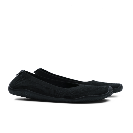 Vivobarefoot Primus Asana Yin Ballerina Knit Womens Obsidian-3