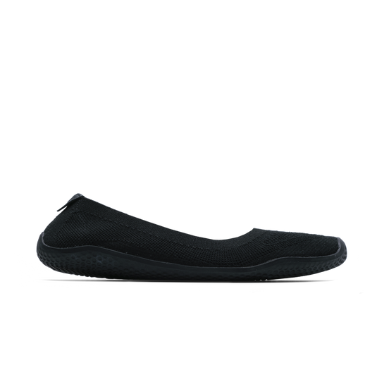 Vivobarefoot Primus Asana Yin Ballerina Knit Womens Obsidian-0