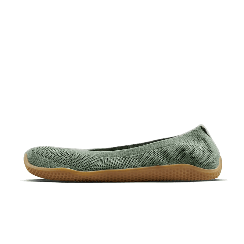 Load image into Gallery viewer, Vivobarefoot Asana Yin Ballerina Knit Women's Barefoot Pump – Dusty Green
