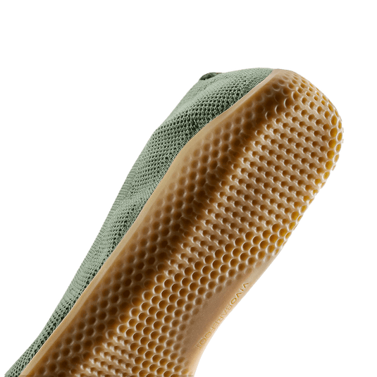 Vivobarefoot Asana Yin Ballerina Knit Women's Barefoot Pump – Dusty Green