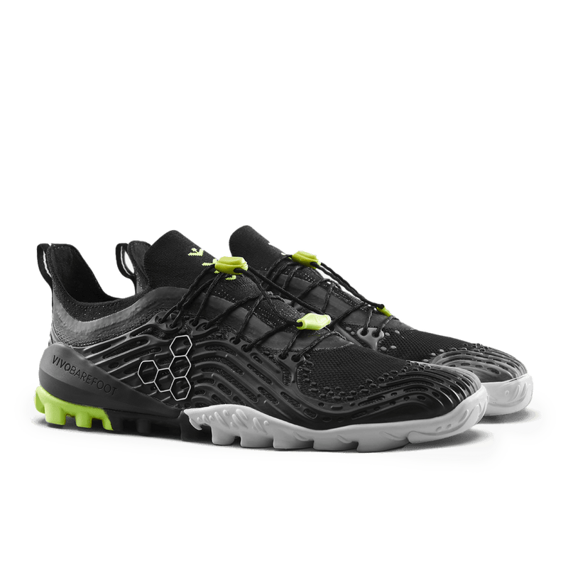Load image into Gallery viewer, Vivobarefoot Hydra ESC Women's Barefoot Swimrun Shoe – Obsidian/Safety Yellow
