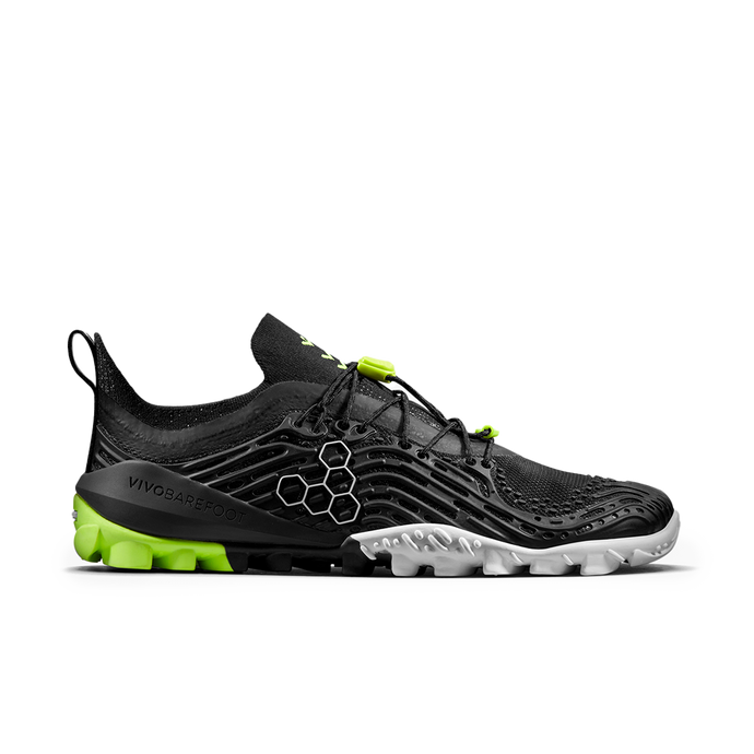 Vivobarefoot Hydra Esc Womens Obsidian/Safety Yellow-0