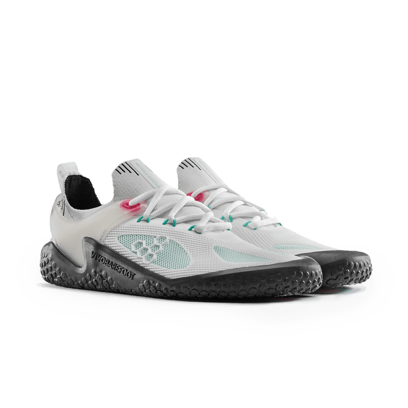 Load image into Gallery viewer, Vivobarefoot Motus Strength Womens Blue Tint performance sneakers for high-intensity workouts.
