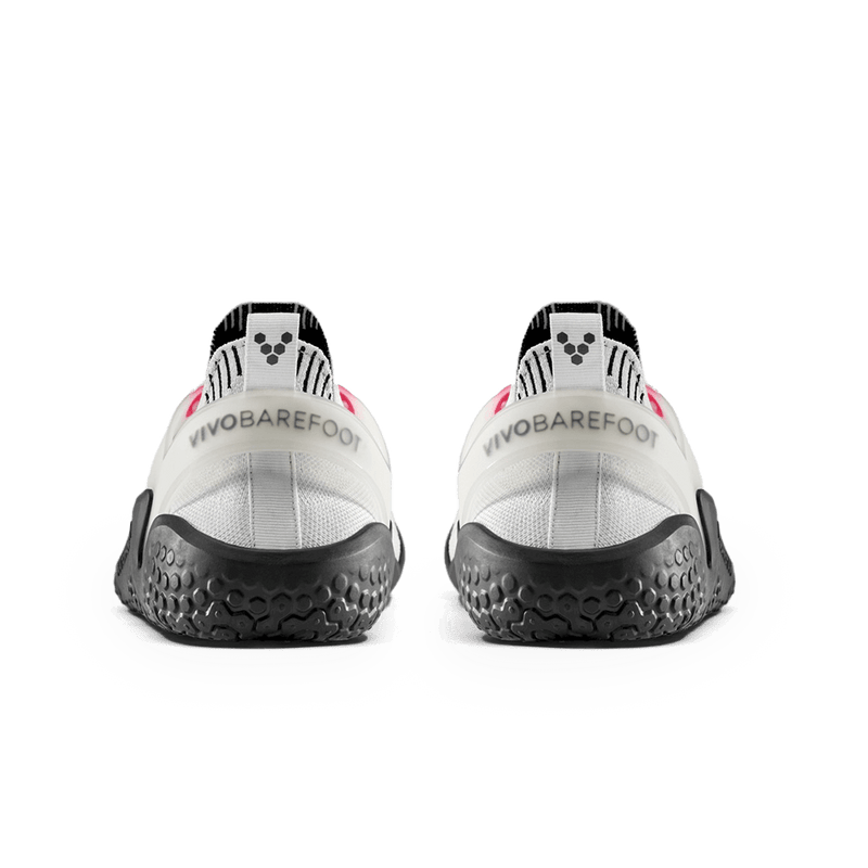 Load image into Gallery viewer, Rear view of Vivobarefoot Motus Strength Womens Blue Tint performance sneakers for intense workouts.
