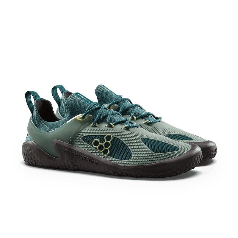 Load image into Gallery viewer, Vivobarefoot Motus Strength Womens Glacial Green performance sneakers for high-intensity workouts.
