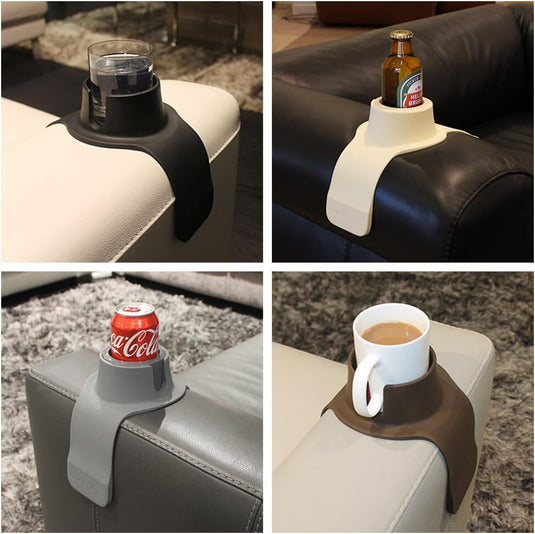 Couch Coaster The Ultimate Drink Holder for Your Sofa Lounger Couch - Mocha Brown-4