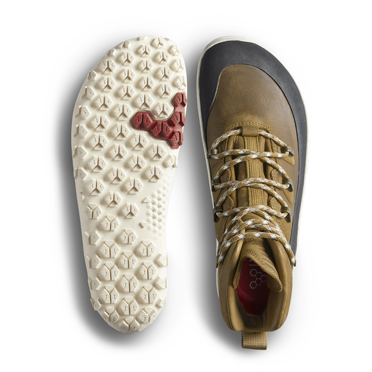 Vivobarefoot Tracker Leather AT Women's Barefoot Boot – Tan