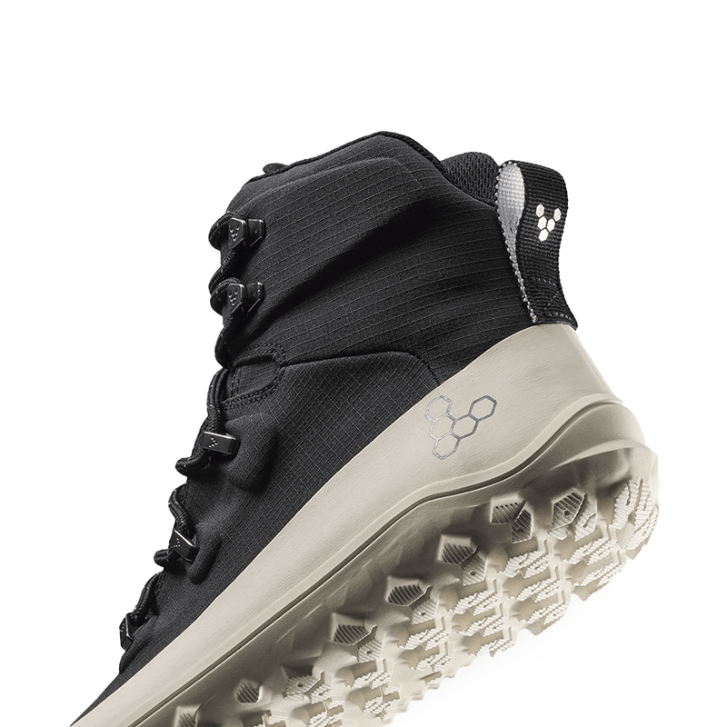 Load image into Gallery viewer, Vivobarefoot Tracker Textile AT Women's All-Terrain Boot – Obsidian/White
