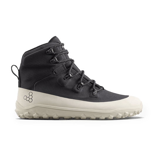 Vivobarefoot Tracker Textile AT Women's All-Terrain Boot – Obsidian/White