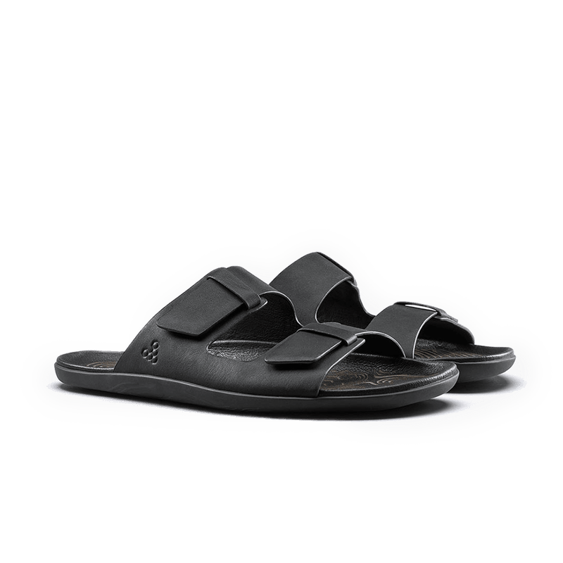 Load image into Gallery viewer, Vivobarefoot Sensus Yin Slide Women's Barefoot Sandal – Obsidian
