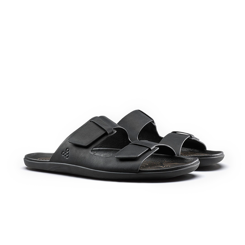 Load image into Gallery viewer, Vivobarefoot Sensus Yin Slide Womens Obsidian-3
