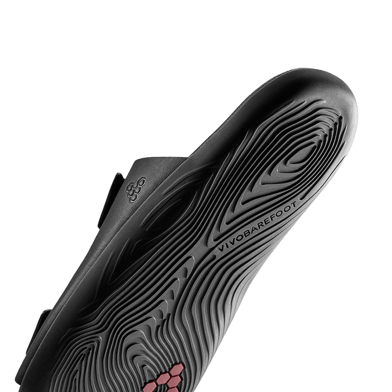 Load image into Gallery viewer, Vivobarefoot Sensus Yin Slide Women's Barefoot Sandal – Obsidian
