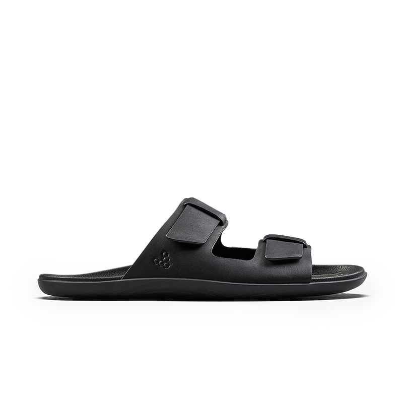 Load image into Gallery viewer, Vivobarefoot Sensus Yin Slide Womens Obsidian-0

