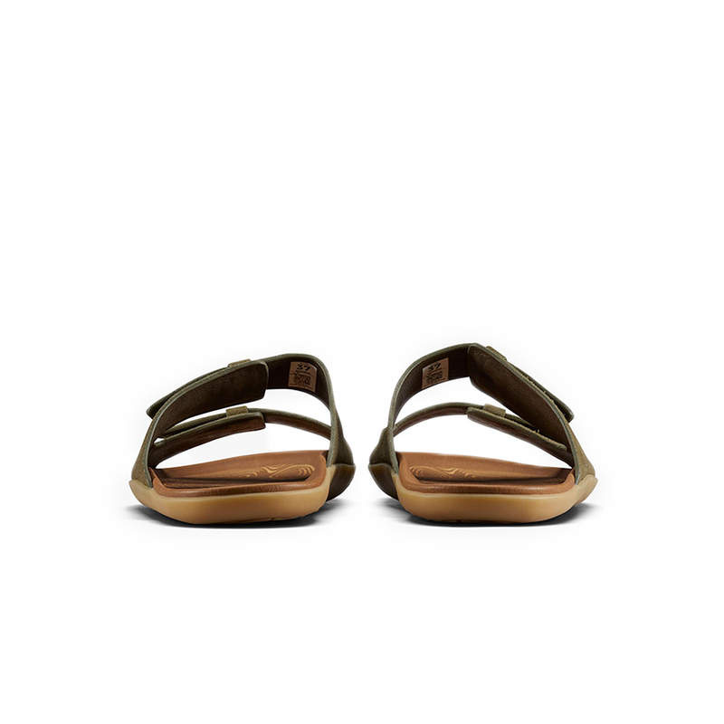 Load image into Gallery viewer, Vivobarefoot Sensus Yin Slide Womens Dark Olive-4
