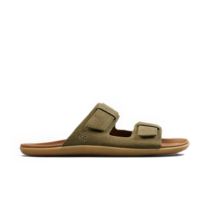 Vivobarefoot Sensus Yin Slide Womens Dark Olive-0