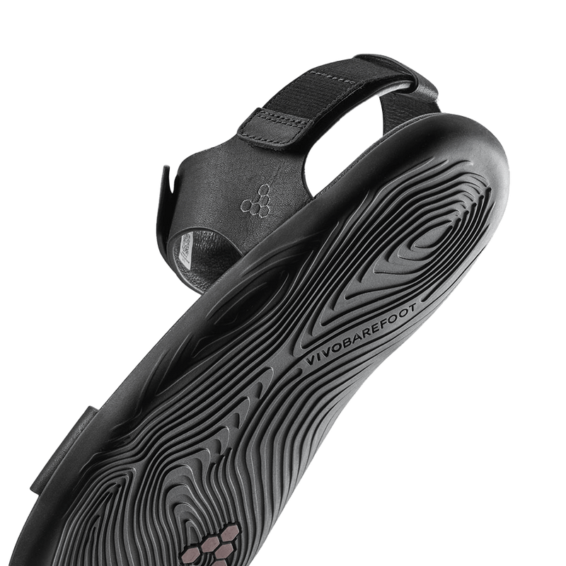 Load image into Gallery viewer, Vivobarefoot Sensus Yin Sandal Women's Barefoot Sandal – Obsidian
