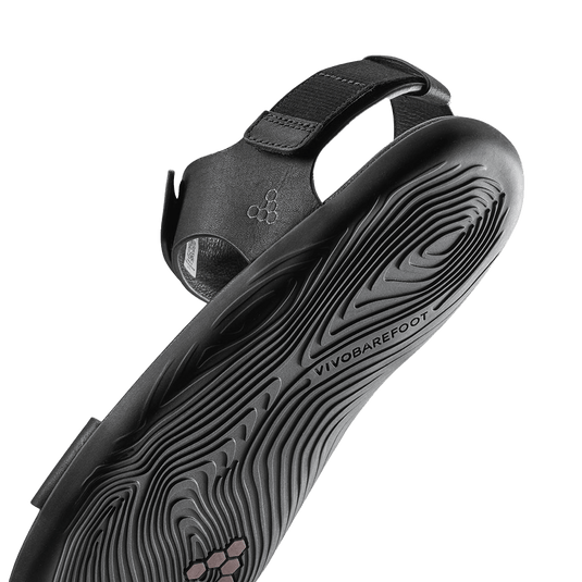 Vivobarefoot Sensus Yin Sandal Women's Barefoot Sandal – Obsidian