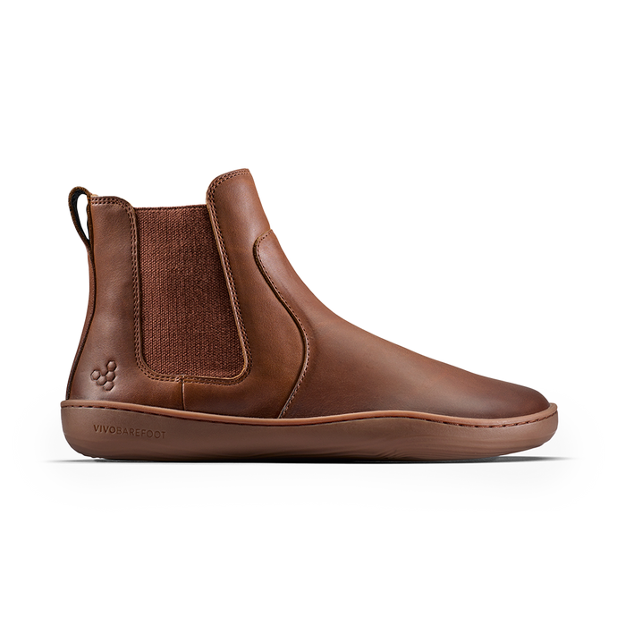 Vivobarefoot Sensus Chelsea Womens Dark Tan-0