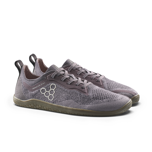 Vivobarefoot Primus Lite Knit Natural Womens Dark Gull Gray-3
