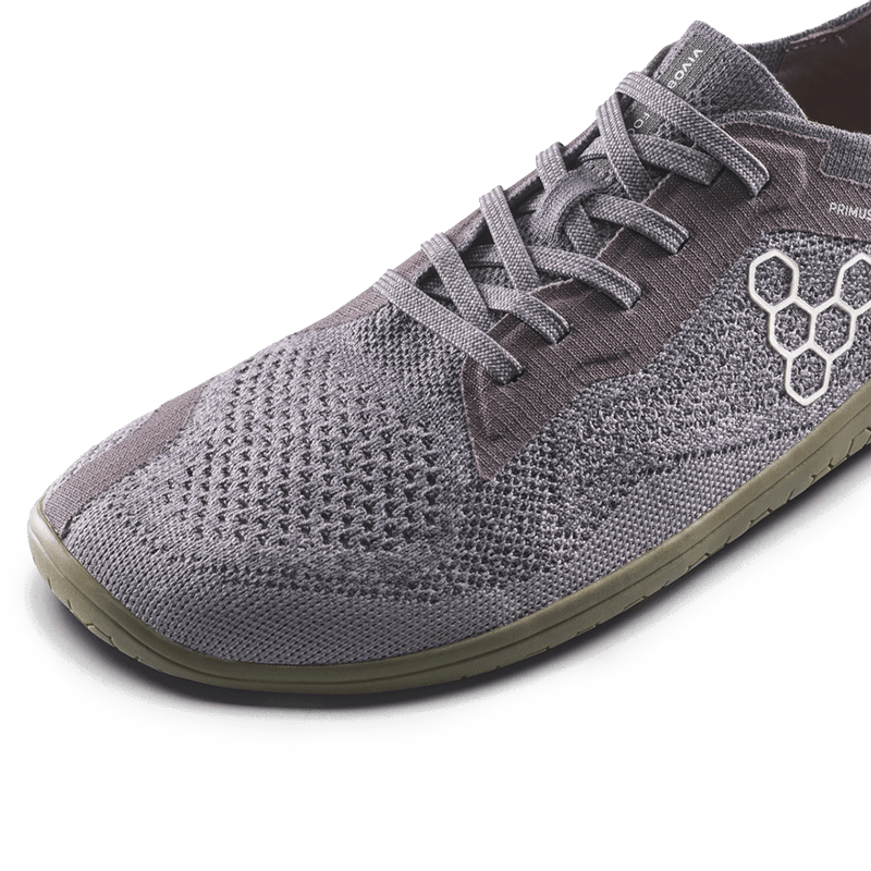 Load image into Gallery viewer, Vivobarefoot Primus Lite Knit Natural Women's Barefoot Trainer – Dark Gull Gray
