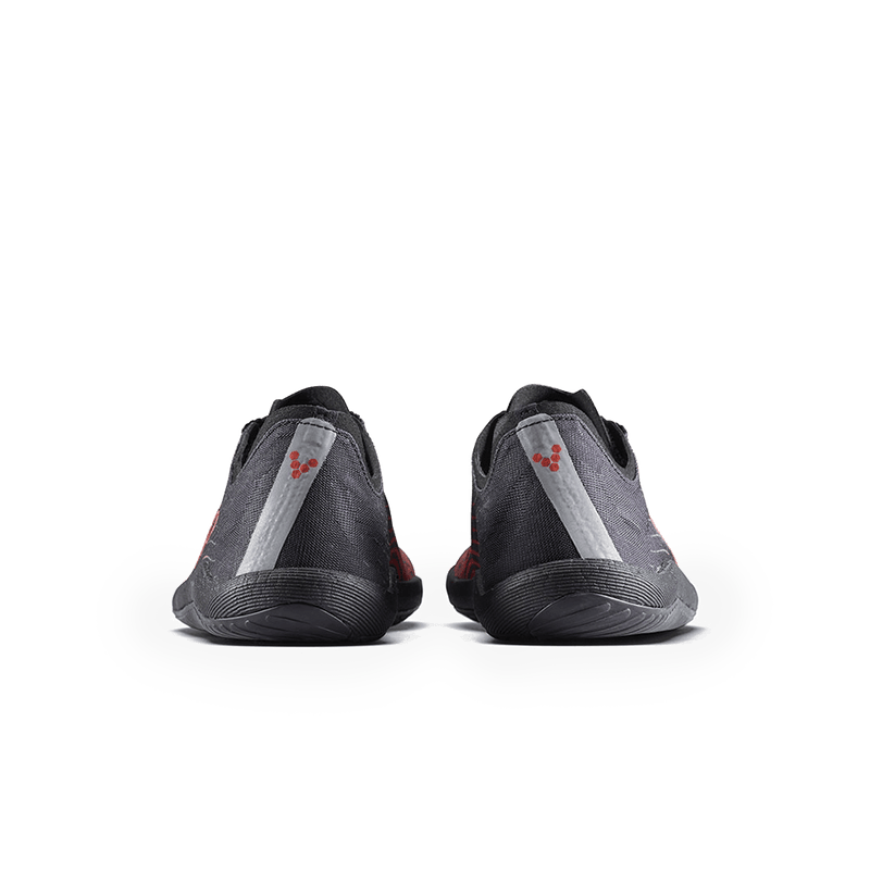 Load image into Gallery viewer, Vivobarefoot Primus Flow Women's Barefoot Running Shoe – Obsidian/Cherry Tomato
