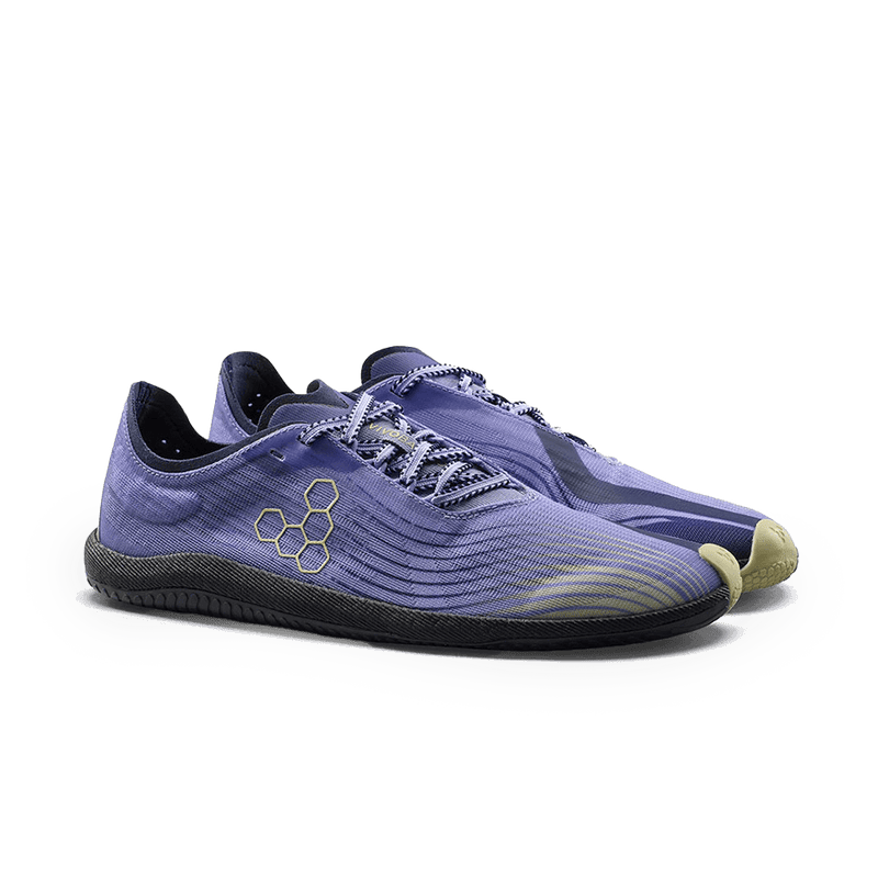 Load image into Gallery viewer, Vivobarefoot Primus Flow Womens Sweet Lavender side view of the shoes for barefoot running.
